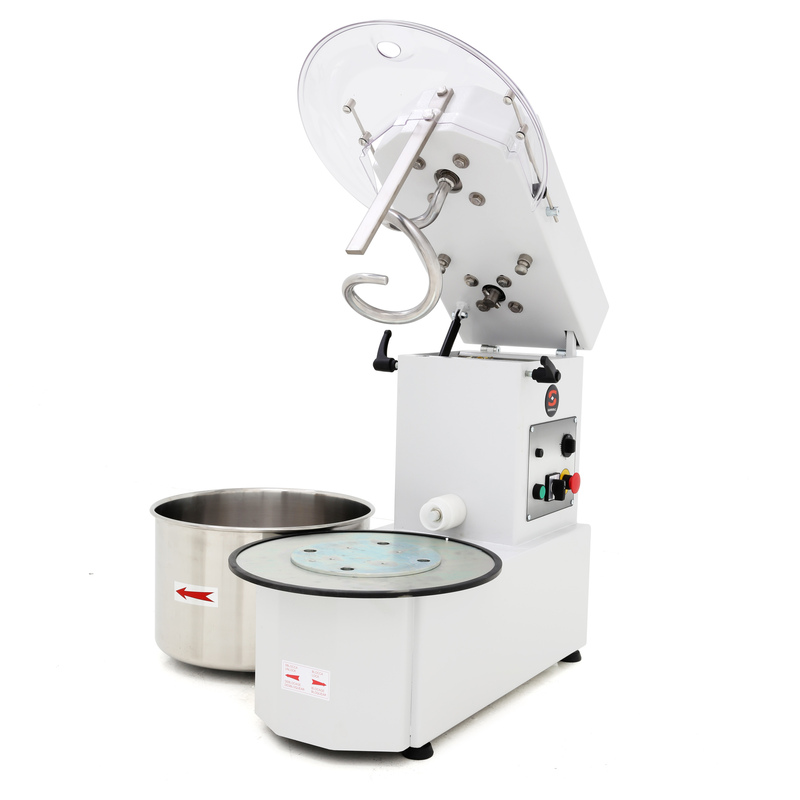 Amasadora con cabeza abatible y cuba extraible Sammic DME-50 2V. Trifásica