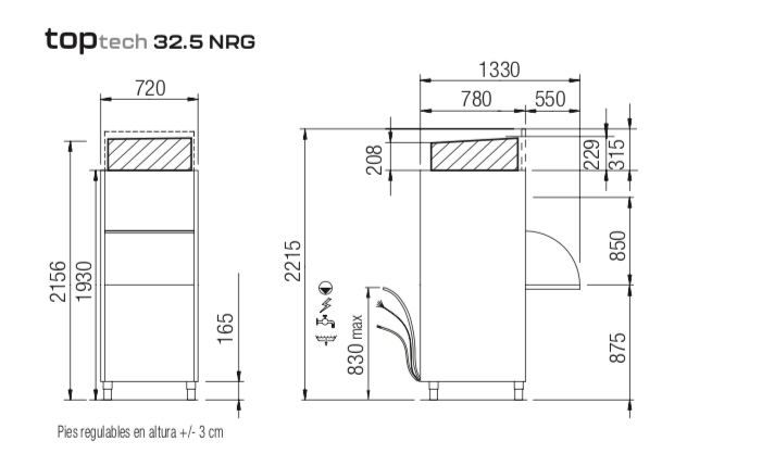 Imagen de Lavautensilios Colged TOPTECH 32.23 D.5 NRG