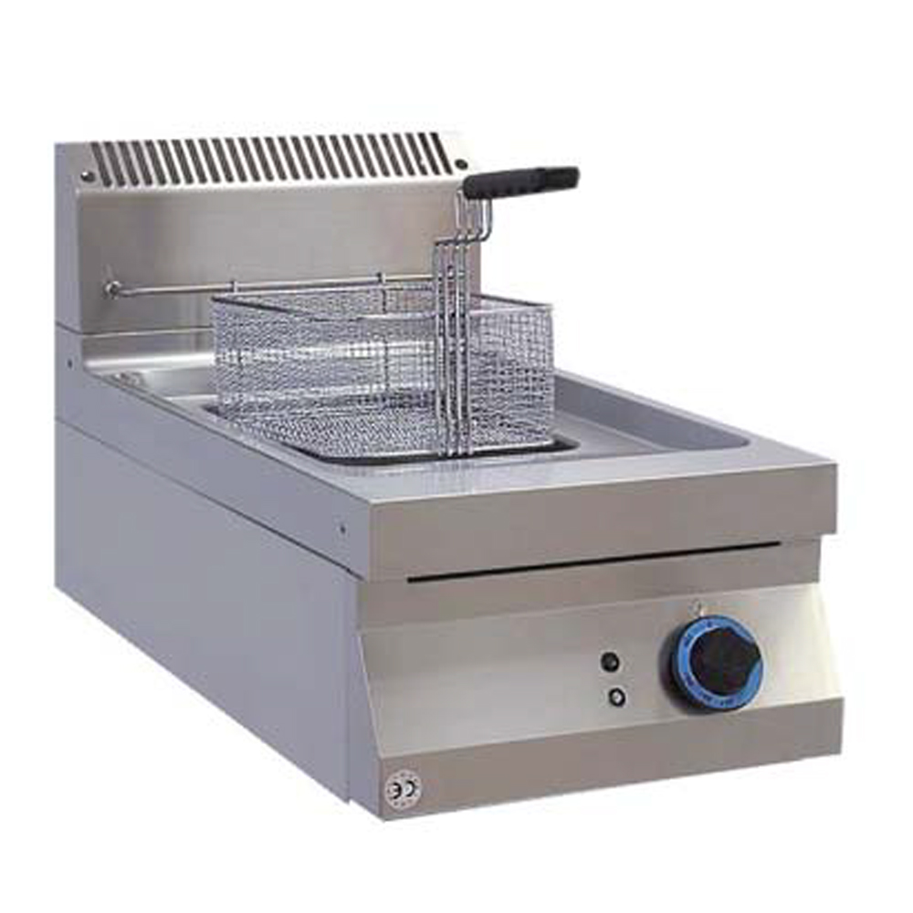Freidora a gas de sobremesa con quemador externo FRISTEEL 8 litros