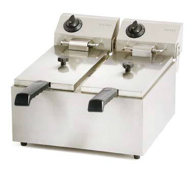 Freidora eléctrica ASCASO 4+4 Litros