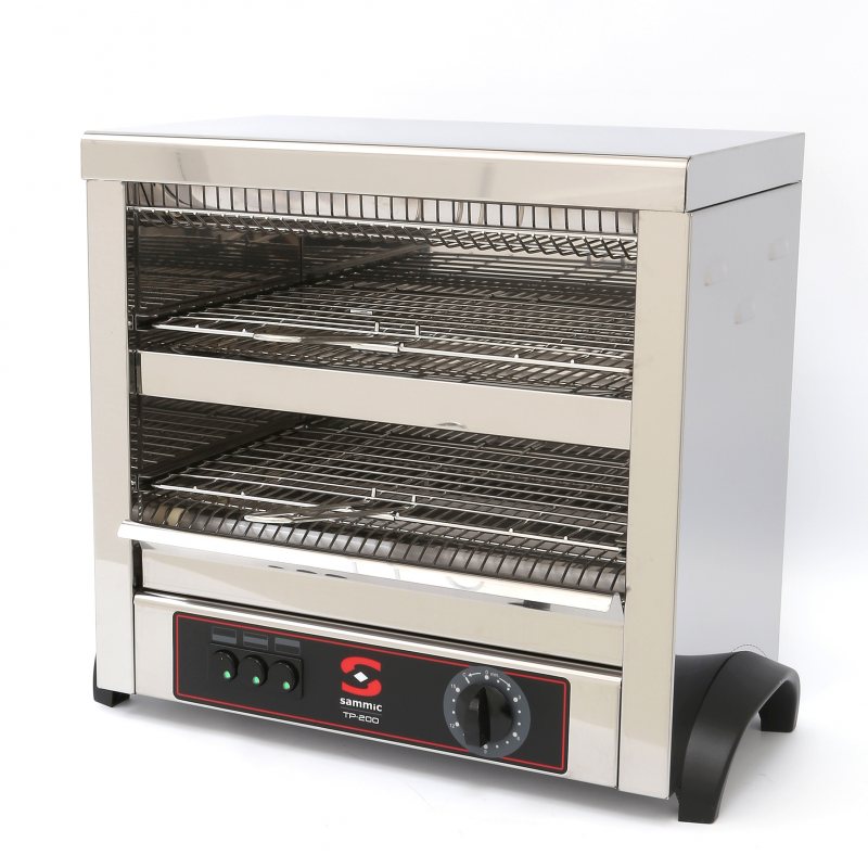Tostadora industrial de introducción horizontal doble Sammic TP-200
