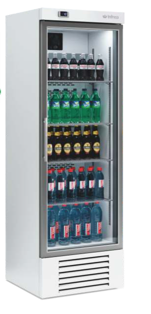 Expositor refrigerado vertical Infrico ERC-36 B 