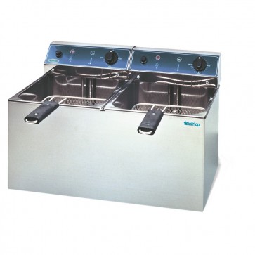 Freidora eléctrica Infrico FR66L 6+6 Litros