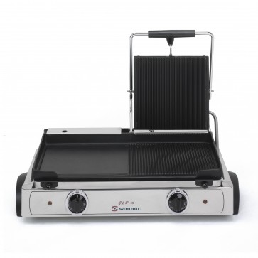 Plancha eléctrica mixta hierro fundido Sammic GLD-10