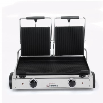 Plancha eléctrica acanalada hierro fundido Sammic GRD-10