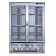 Armario de refrigeración de 2 puertas de cristal ARV1202