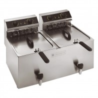 Freidora eléctrica E 11,5+11,5 Litros