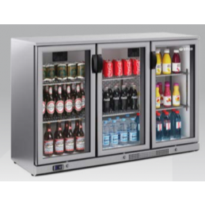 Expositor refrigerado horizontal INOX Infrico ERV-35 II 