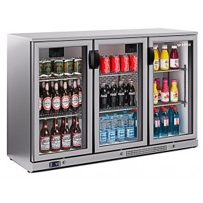 Expositor refrigerado horizontal INOX Infrico ERV-35 II SH