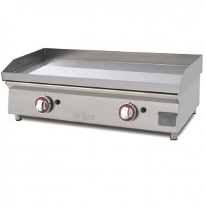 Plancha a gas de acero 15 mm baño cromo ARILEX 80PGCN