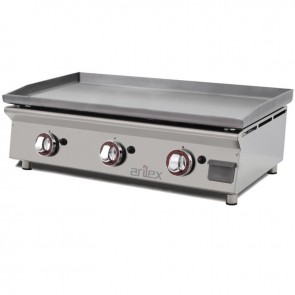 Plancha a gas de acero 6 mm ARILEX 80PGLN