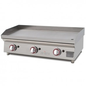 Plancha a gas de acero 15 mm ARILEX 80PGRN