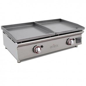Plancha a gas de acero 6 mm ARILEX 4040PGLLN