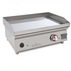 Plancha eléctrica de acero 15 mm baño cromo ARILEX 60PECN