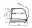 Vitrina de tapas Infrico VET 8 DP plano