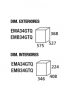 Medidas Horno Microondas SAVEMAH EMB34GTQ 