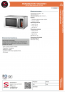 Ficha de producto Horno microondas Sammic MO-1000