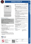Ficha técnica Lavavasos Sammic UX-40DD