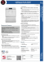 Ficha técnica Lavavajillas Sammic UX-50L