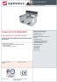 Ficha técnica Freidora eléctrica Sammic FE-12+12 12+12 litros 