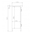 Mostrador de barra plegable MBP-180 medidas